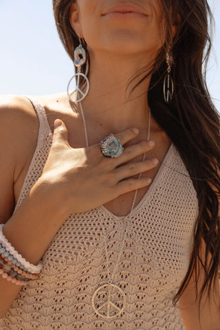 Dreamseer Si Opal Sterling Silver Ring