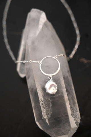 Still Waters Freshwater Pearl Silver Necklace
