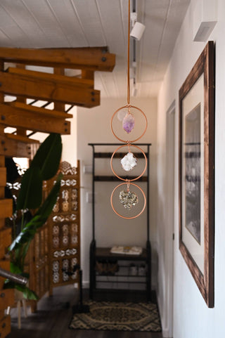 crystal home decor hanging