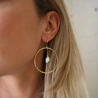 3 Reasons To Love Opal Hoop Earrings