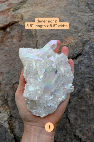 LightWorker Aura Quartz Cluster