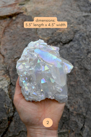 LightWorker Aura Quartz Cluster