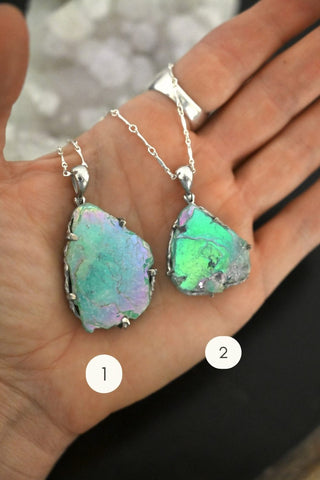 Calm Current Amazonite Silver Necklace