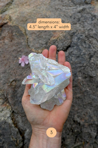 LightWorker Aura Quartz Cluster