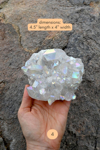 LightWorker Aura Quartz Cluster