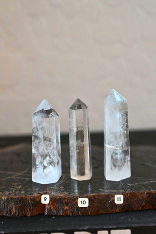 Crystal Clear Quartz Gemstone Tower