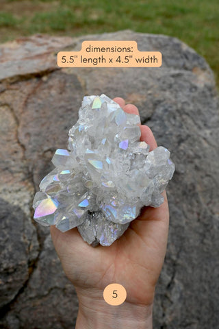 LightWorker Aura Quartz Cluster