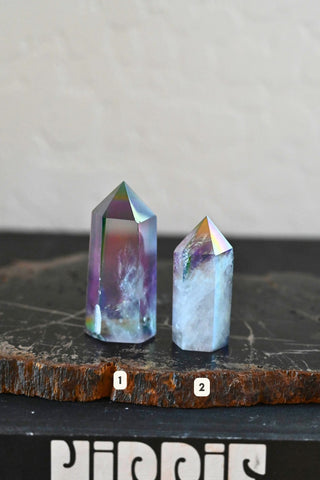 Harmony Smoky Aura Quartz Tower