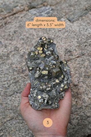 Wild Abundance Pyrite Cluster