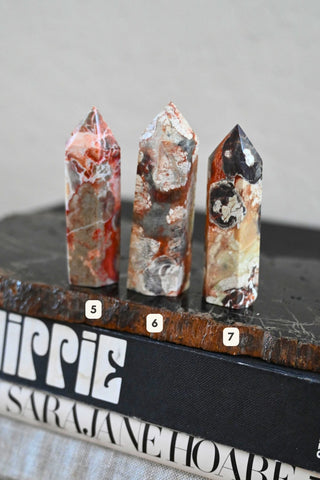 Abundance Is Always Here Money Agate Tower