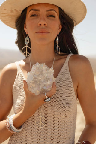 LightWorker Aura Quartz Cluster