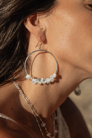 Goddess In Orbit Opalite Silver Set