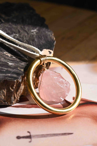 Self Love Rose Quartz Car Charm