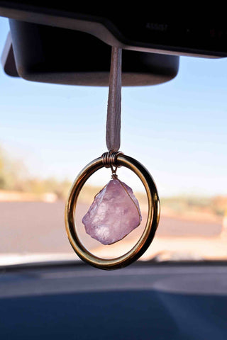Self Love Rose Quartz Car Charm