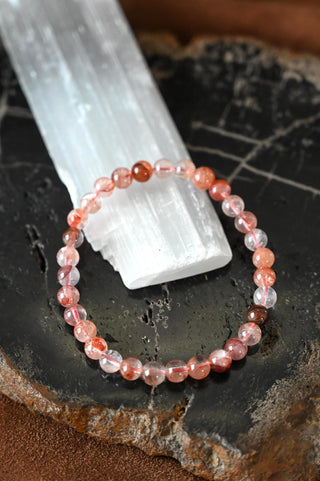 Inner Flame Fire Quartz Bracelet