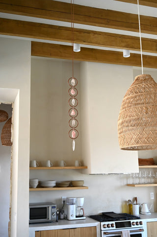 Wild Heart Rose Quartz Hanging