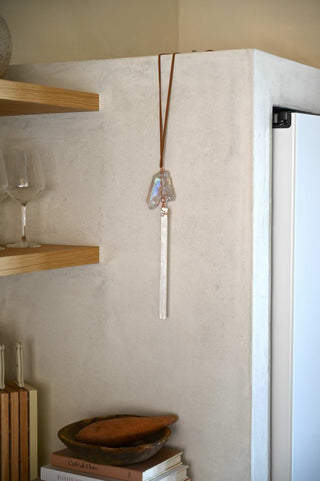 Wand of Light Selenite Gemstone Hanging