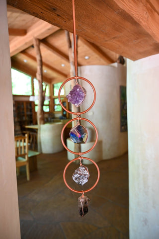 Mystic Embers Three Gemstone Hanging by Fierce Forward