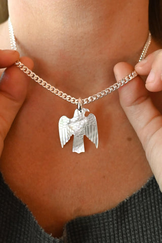 Soar Mother of Pearl Bird & Earring Set