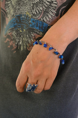 Full Circle Lapis Lazuli Vintage Bracelet