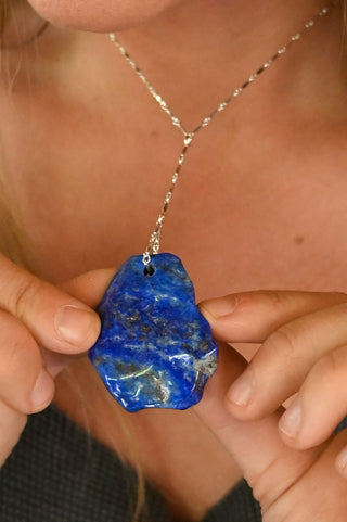 Eye of the Wild Lapis Necklace