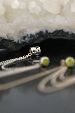 Forest Glow Peridot Ear Cuffs