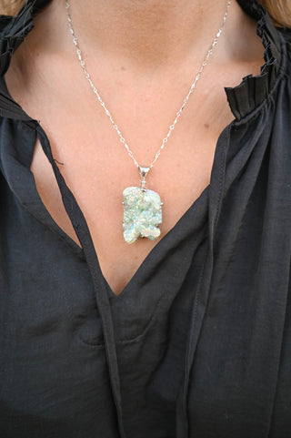 Inner Glow Aura Phrenite Necklace