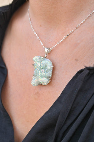 Inner Glow Aura Phrenite Necklace