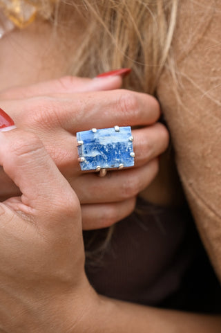 Truth Kyanite Silver Ring