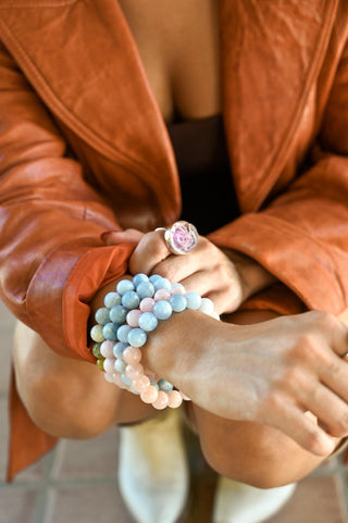 Heart Path Morganite Bracelet