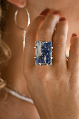 Truth Kyanite Silver Ring