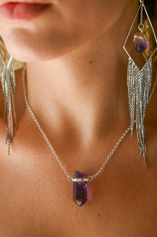 Spirit Guide Vera Cruz Amethyst Necklace