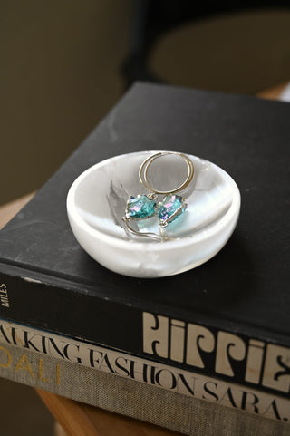 Love's Little Keeper Selenite Jewelry Bowl