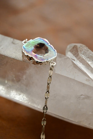Guiding Light Titanium Druzy Necklace