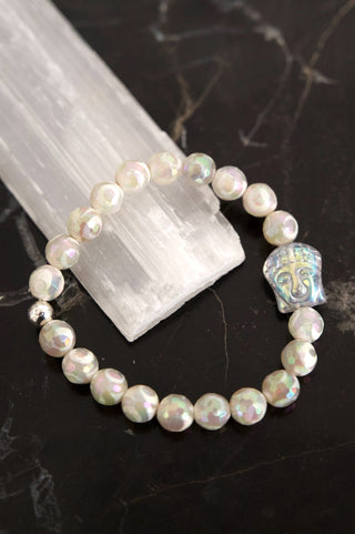 Wisdom Within Mystic Agate Buddha Bracelet