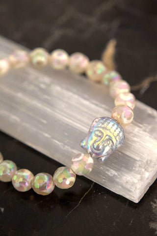 Wisdom Within Mystic Agate Buddha Bracelet