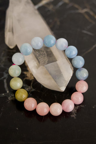 Heart Path Morganite Bracelet