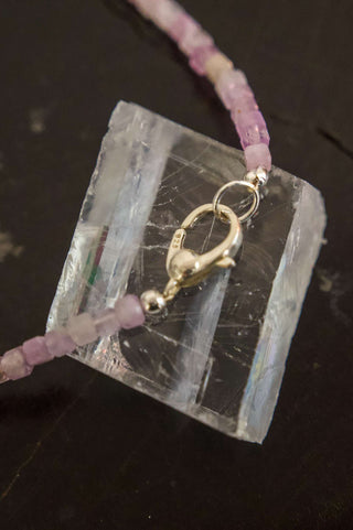 Into The Light Amethyst & Chalcedony Beaded Necklace