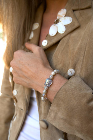 Wisdom Within Mystic Agate Buddha Bracelet