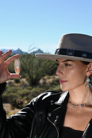 Sacred Softness Onyx Calcite Palm Stone