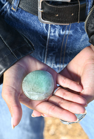 True Path Fluorite Palm Stone