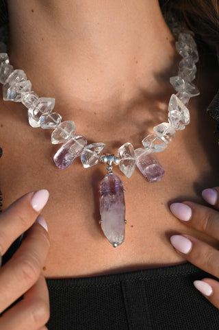 The Queen of Calm Amethyst Quartz Necklace