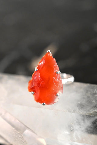 Inner Flame Carnelian Ring