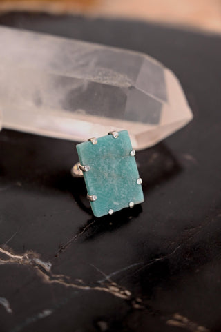 Manifesting Magic Amazonite Ring