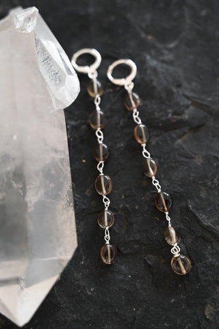 I Am The Smoke Show Smoky Quartz Earrings