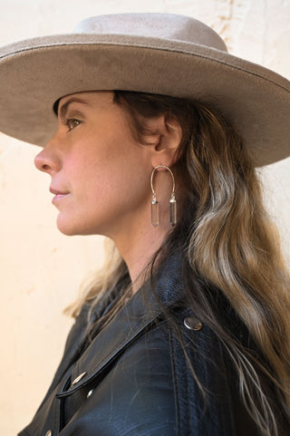 Clearing the Energy Smoky Quartz Earrings