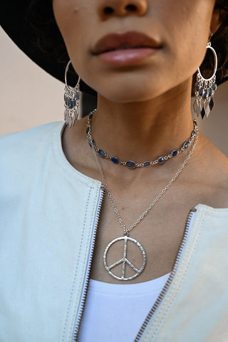 Circle of Energy Kyanite Necklace