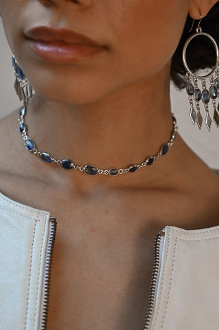 Circle of Energy Kyanite Necklace