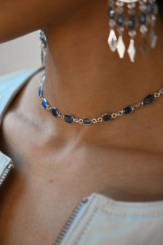 Circle of Energy Kyanite Necklace