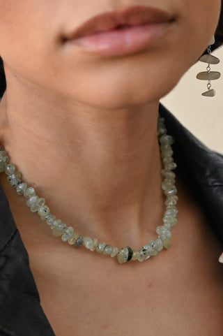My Heart Is Open Prehnite Necklace